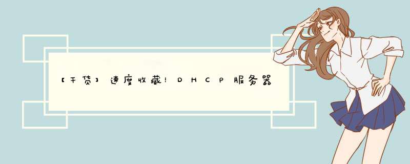 【干货】速度收藏！DHCP服务器简介及配置图文教程,第1张