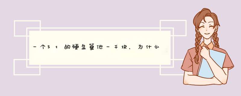 一个3t的硬盘算他一千块，为什么一个10t的磁盘阵列要卖到10万块？,第1张