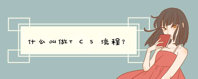 什么叫做TCS流程？,第1张