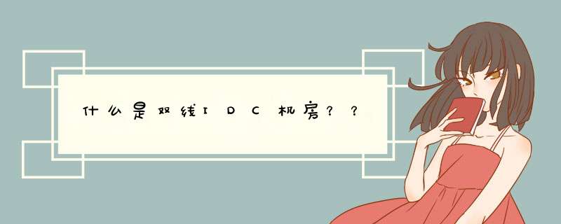 什么是双线IDC机房？？,第1张