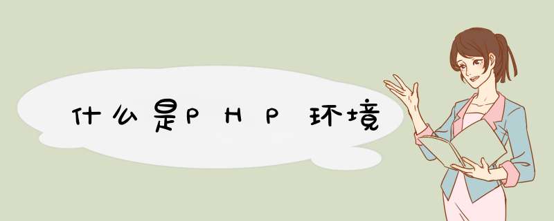 什么是PHP环境,第1张