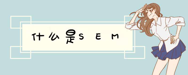 什么是SEM,第1张