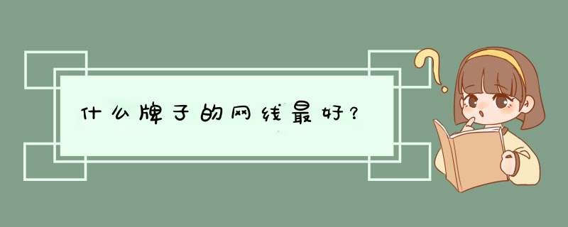 什么牌子的网线最好？,第1张