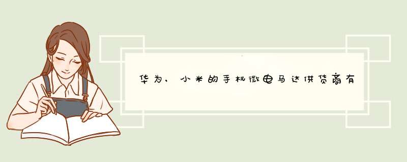 华为,小米的手机微电马达供货商有哪些上市公司？,第1张