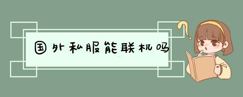 国外私服能联机吗,第1张