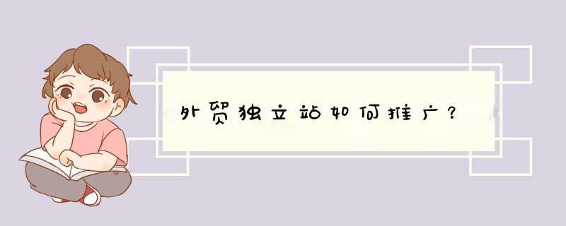 外贸独立站如何推广？,第1张