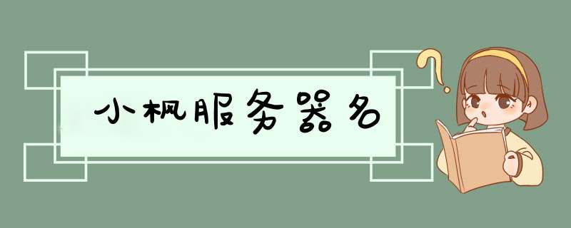 小枫服务器名,第1张