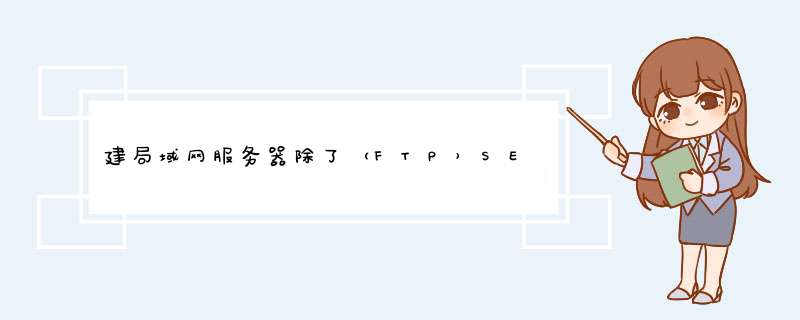 建局域网服务器除了（FTP）SERV—U，还有哪些软件?不用IIS,第1张