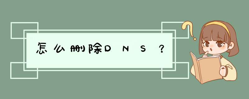 怎么删除DNS？,第1张