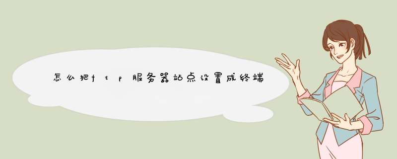 怎么把ftp服务器站点设置成终端电脑的本地磁盘？当本地磁盘来使用？请大神帮助,第1张