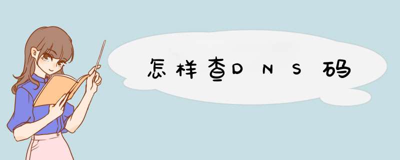 怎样查DNS码,第1张