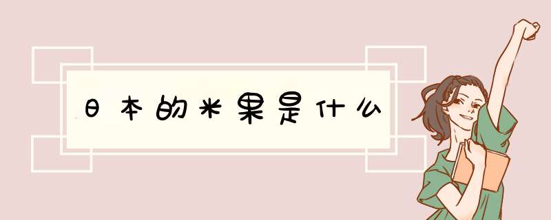 日本的米果是什么,第1张