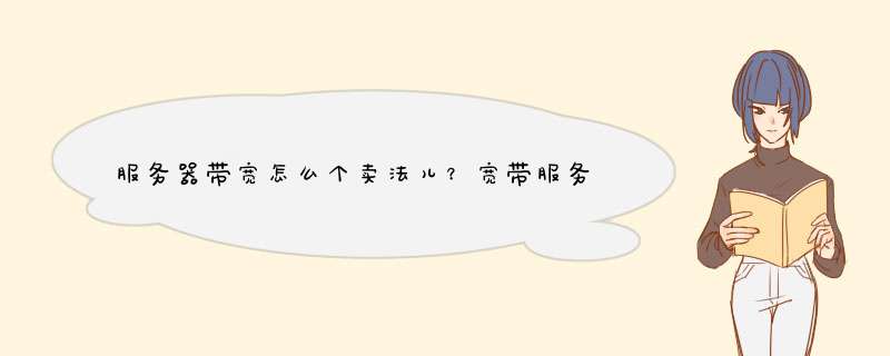 服务器带宽怎么个卖法儿？宽带服务商怎么获取宽带资源的？,第1张