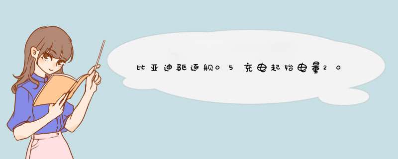 比亚迪驱逐舰05充电起始电量20%,第1张