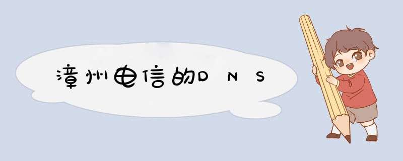 漳州电信的DNS,第1张