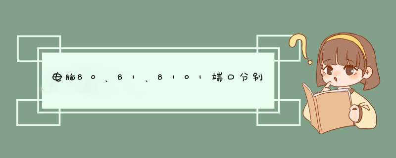 电脑80、81、8101端口分别代表什么,第1张