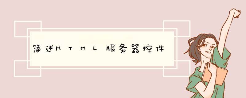 简述HTML服务器控件,第1张