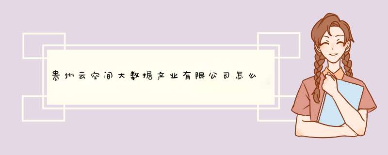 贵州云空间大数据产业有限公司怎么样？,第1张