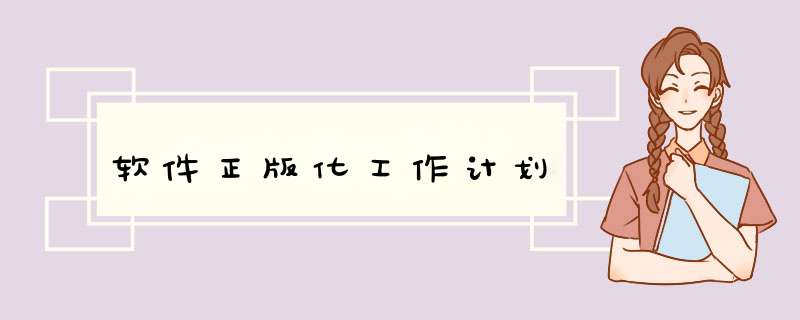 软件正版化工作计划,第1张