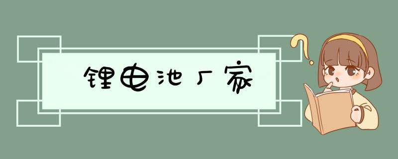 锂电池厂家,第1张