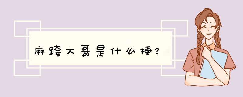 麻跨大哥是什么梗？,第1张