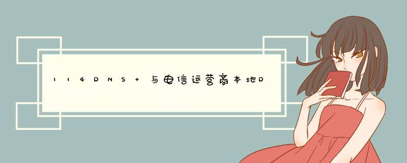 114DNS 与电信运营商本地DNS 之比较？,第1张