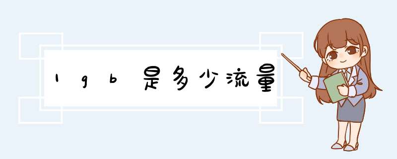 1gb是多少流量,第1张