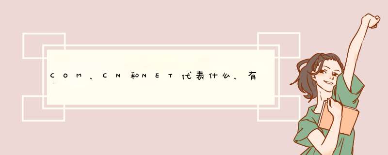 COM，CN和NET代表什么，有什么不一样？,第1张