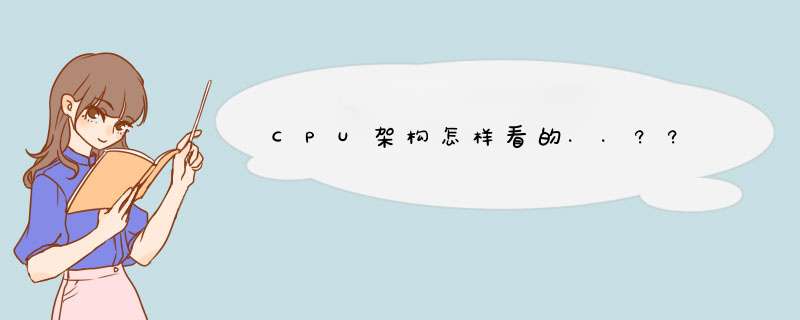 CPU架构怎样看的..??,第1张