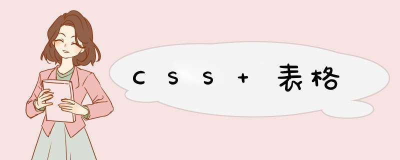 CSS 表格,第1张