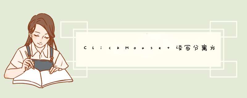 ClickHouse 读写分离方案,第1张