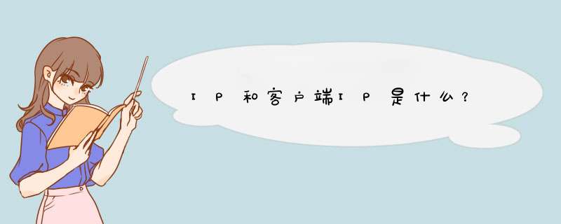 IP和客户端IP是什么？,第1张