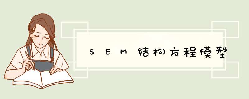 SEM结构方程模型,第1张