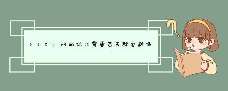 SEO：网站优化需要每天都更新吗？,第1张