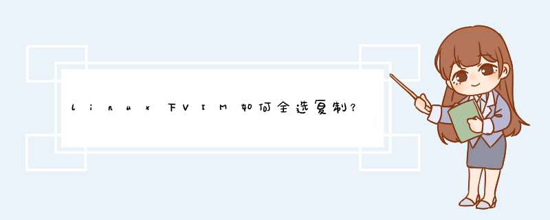 linux下VIM如何全选复制？,第1张