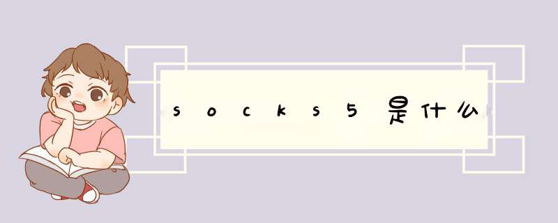 socks5是什么,第1张